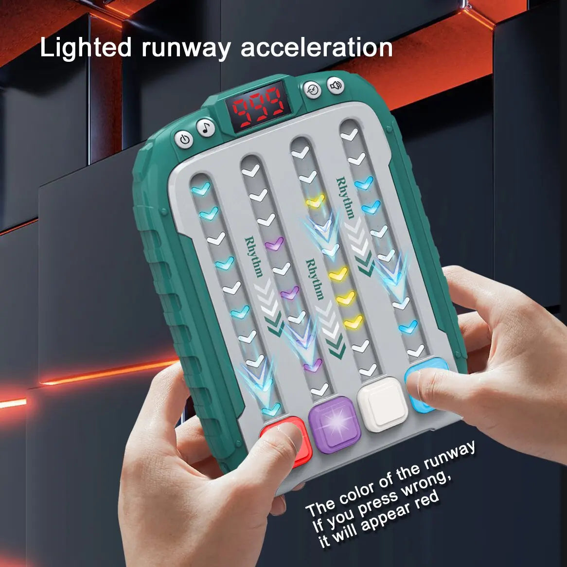 RelaxGlow Interactive Light & Sound Stress Relief Device