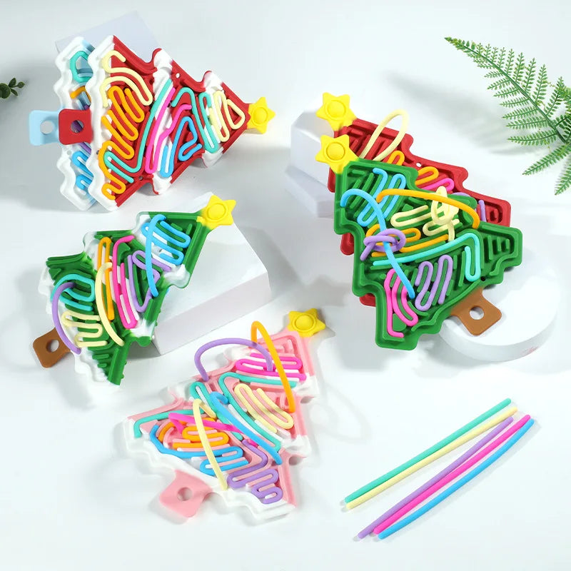 FestiveFuzz Christmas Tree Stress Reliever Toy