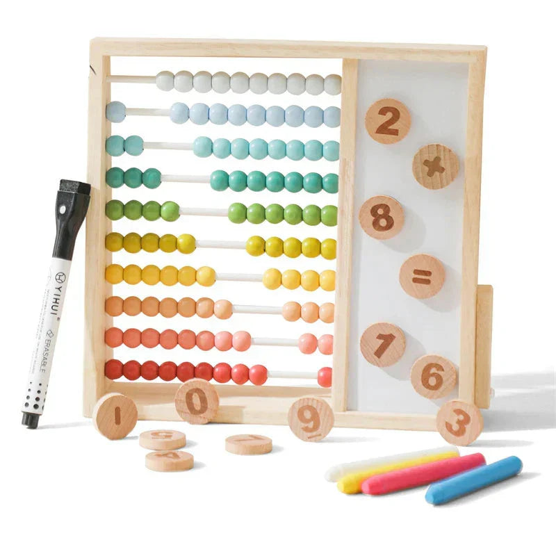 BrightBeads Wooden Abacus Learning Set
