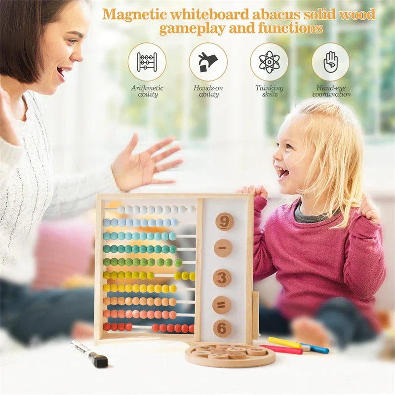 BrightBeads Wooden Abacus Learning Set