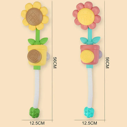 Happy Sunflower Interactive Bath Shower Head