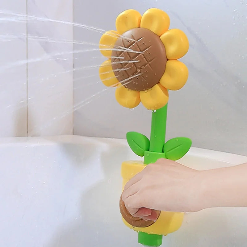 Happy Sunflower Interactive Bath Shower Head