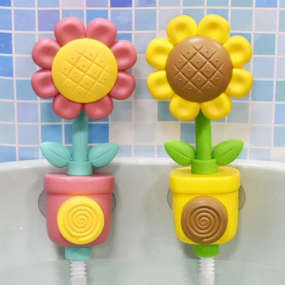 Happy Sunflower Interactive Bath Shower Head