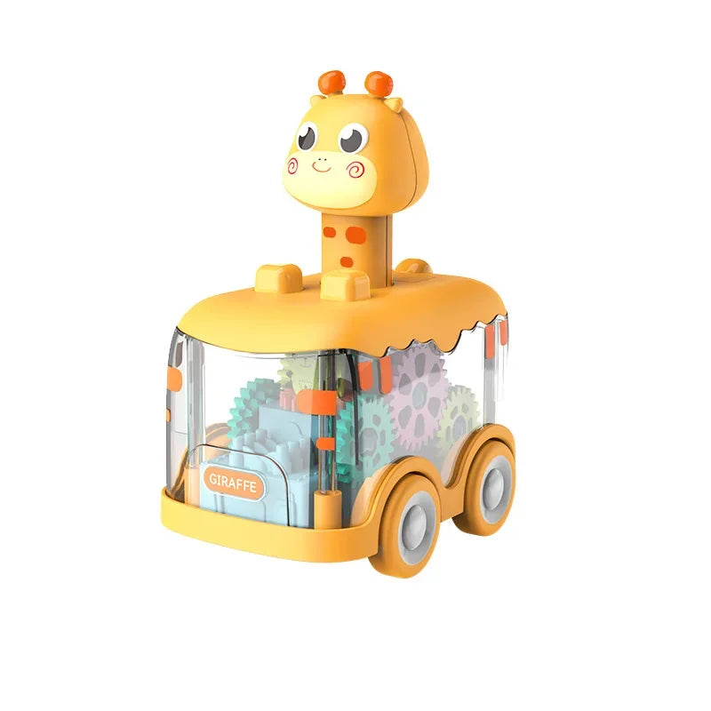 TurboGlow Transparent Toy Car