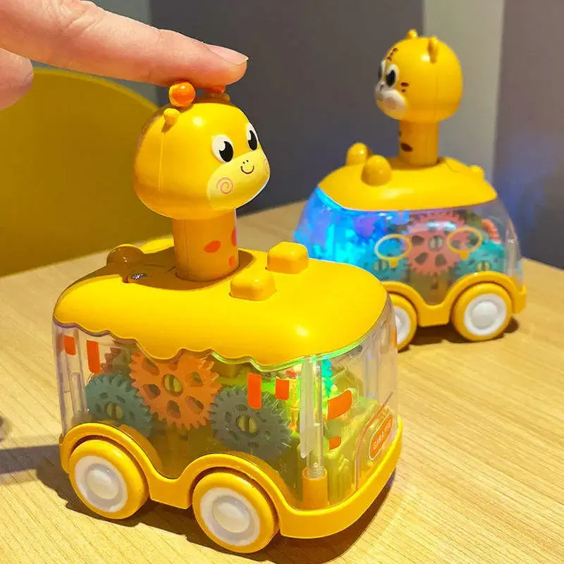 TurboGlow Transparent Toy Car
