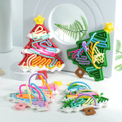 FestiveFuzz Christmas Tree Stress Reliever Toy