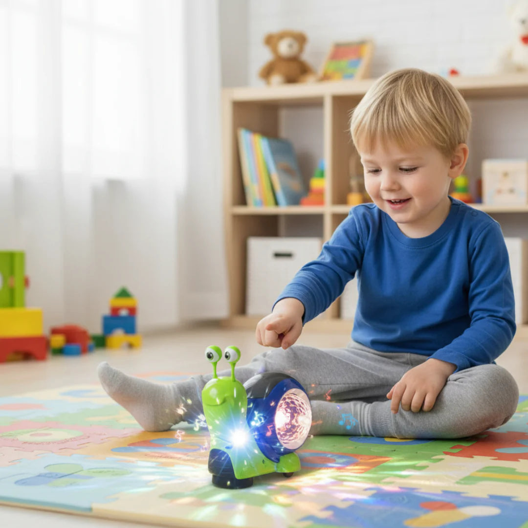 GlowSnail Musical Crawl-Along Toy