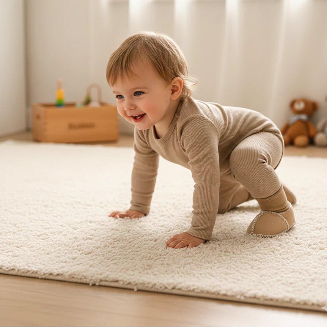 CozySuede Baby Sock Shoes