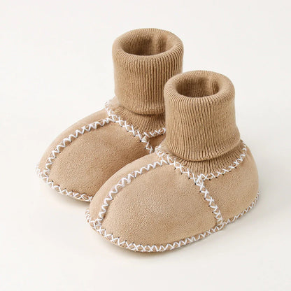 CozySuede Baby Sock Shoes