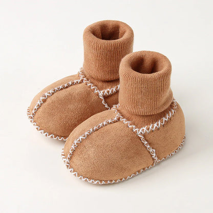 CozySuede Baby Sock Shoes