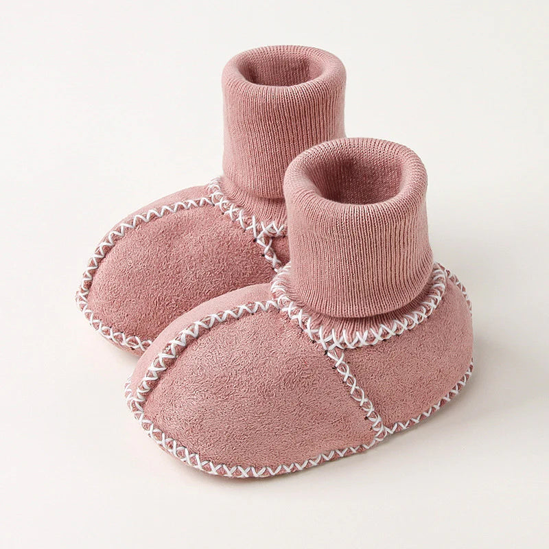 CozySuede Baby Sock Shoes