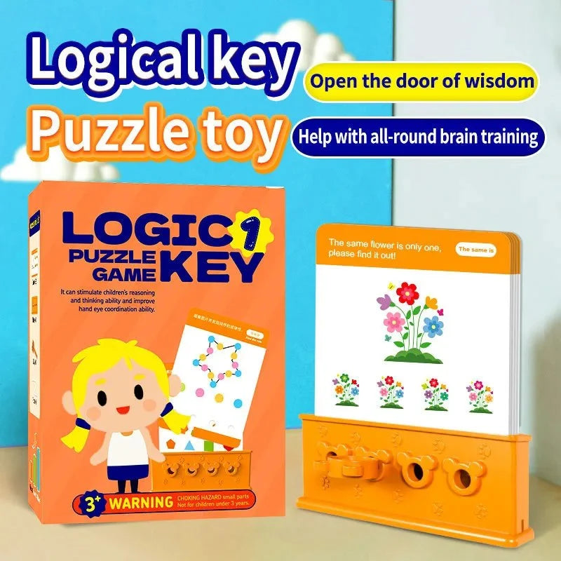 Logic Key Puzzle Game – Kids Brain Challenge Set