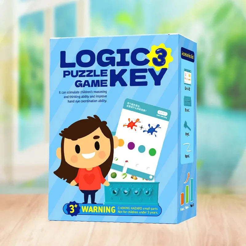 Logic Key Puzzle Game – Kids Brain Challenge Set