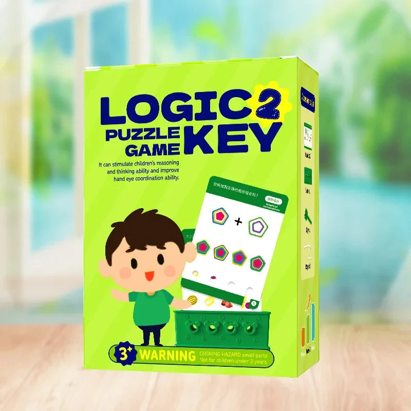 Logic Key Puzzle Game – Kids Brain Challenge Set