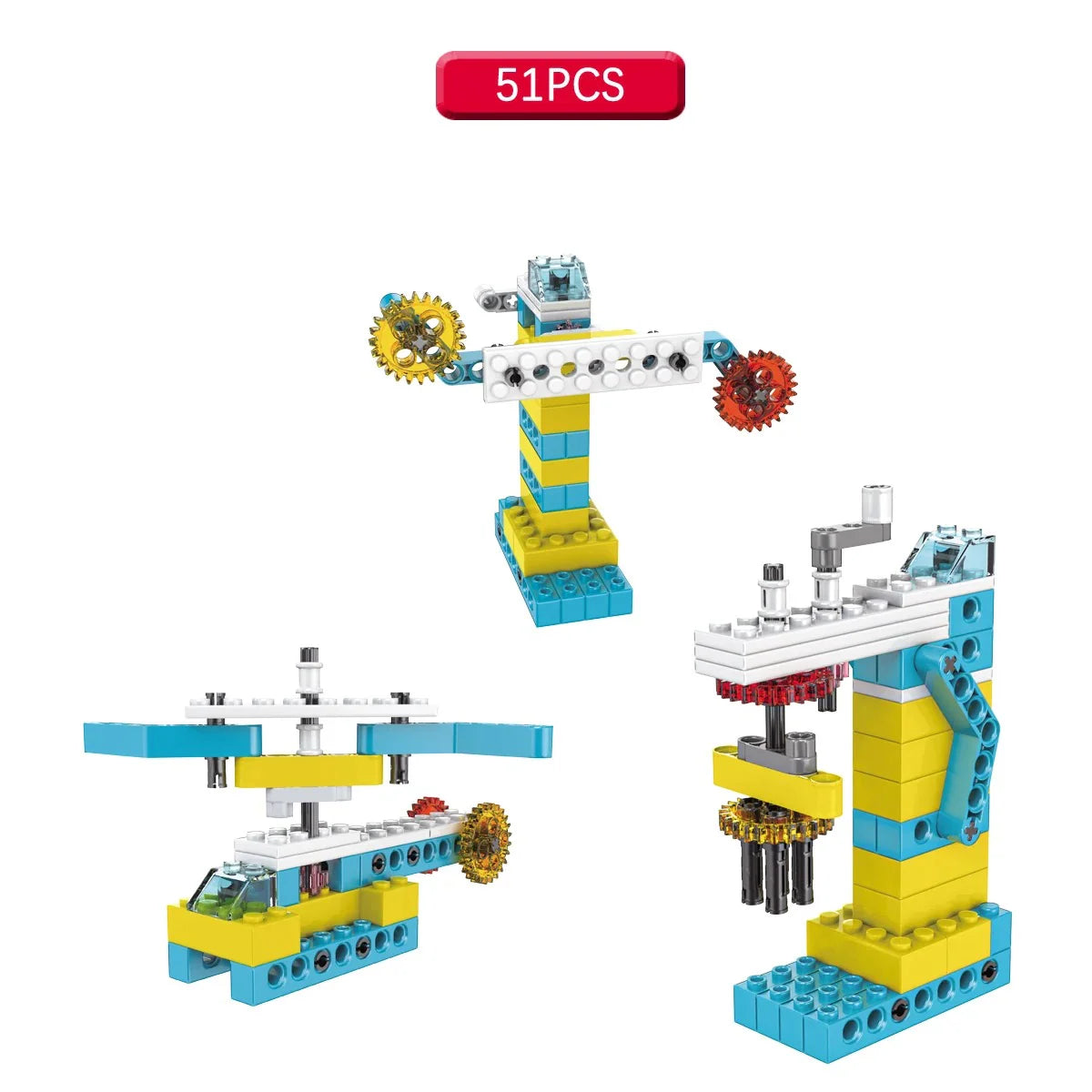 TechBuild 3-in-1 Engineering Blocks Set