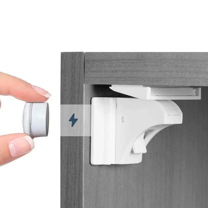 SecureLock Magnetic Child-Proof Cabinet & Door Lock Set