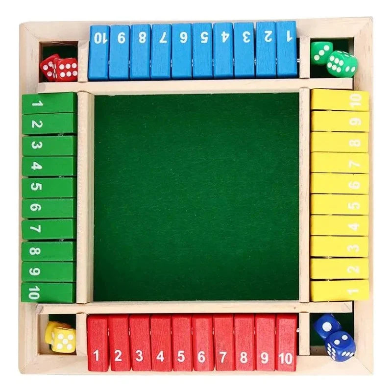 Shut the Box – Family Play Edition (4-Player)