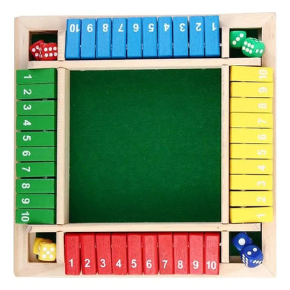 Shut the Box – Family Play Edition (4-Player)