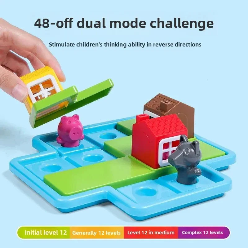 Three Little Pigs & Wolf