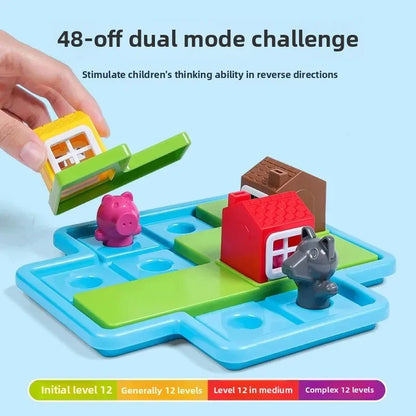 Three Little Pigs & Wolf