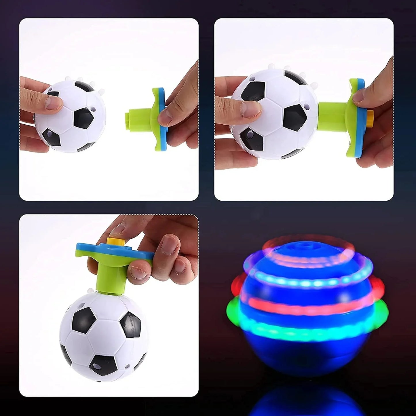 FlashSpin LED Football Top
