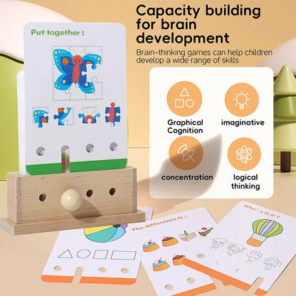 MindBuilder Wooden Logic Unlock Game