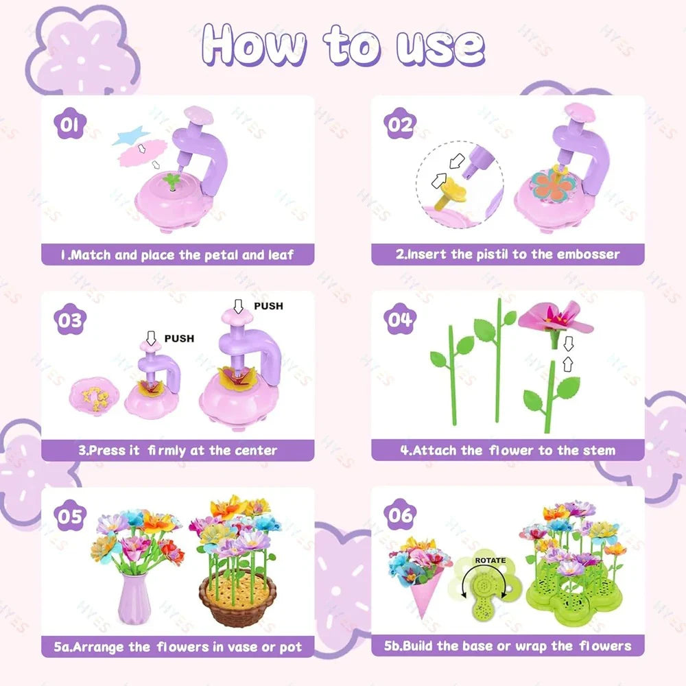 DIY Flower Craft Kit – Creative Floral Bouquet Making Set