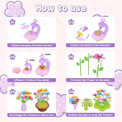 DIY Flower Craft Kit – Creative Floral Bouquet Making Set