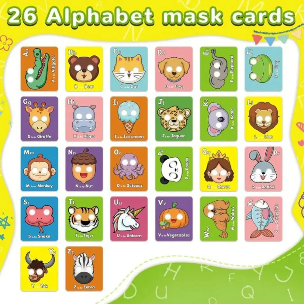 Wild ABC Alphabet Flashcards