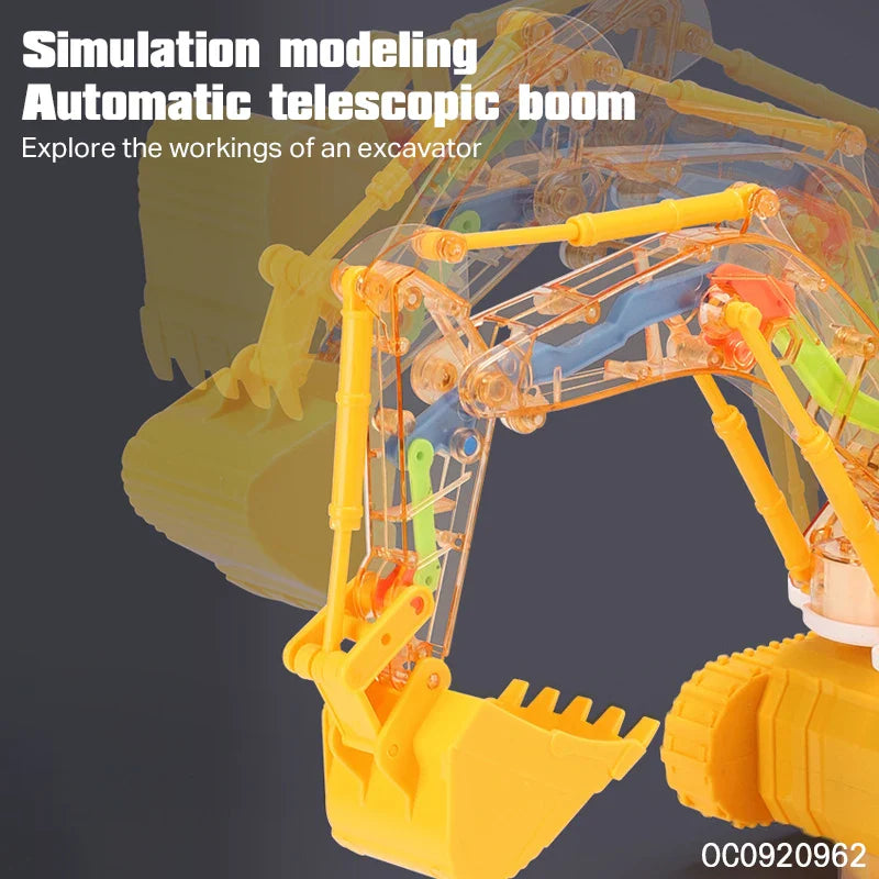 GlowyDigger Musical Excavator