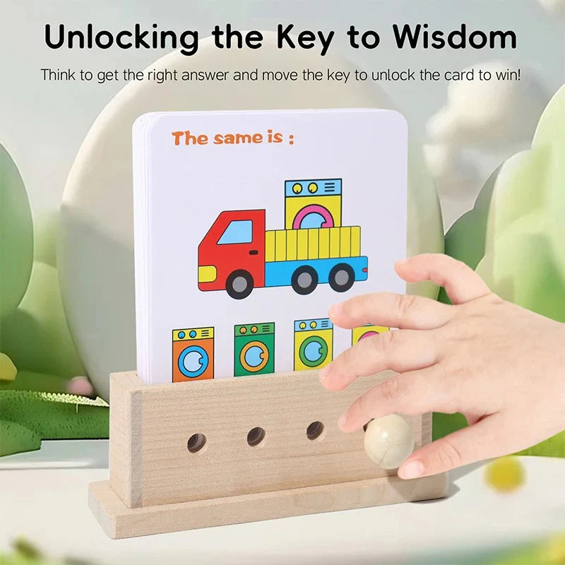 Mindbuilder MindBuilder Wooden Logic Unlock Game – Cuddleberry