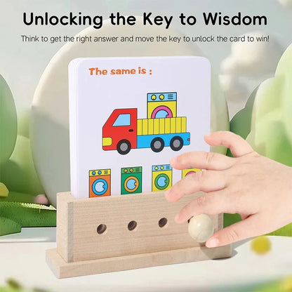 MindBuilder Wooden Logic Unlock Game