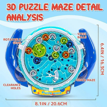 3D Ball Maze Wheel
