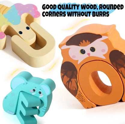 AnimalABC Wooden Alphabet Puzzle