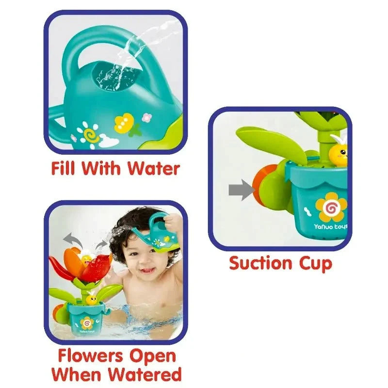Flower Fun Bath Toy with Watering Can