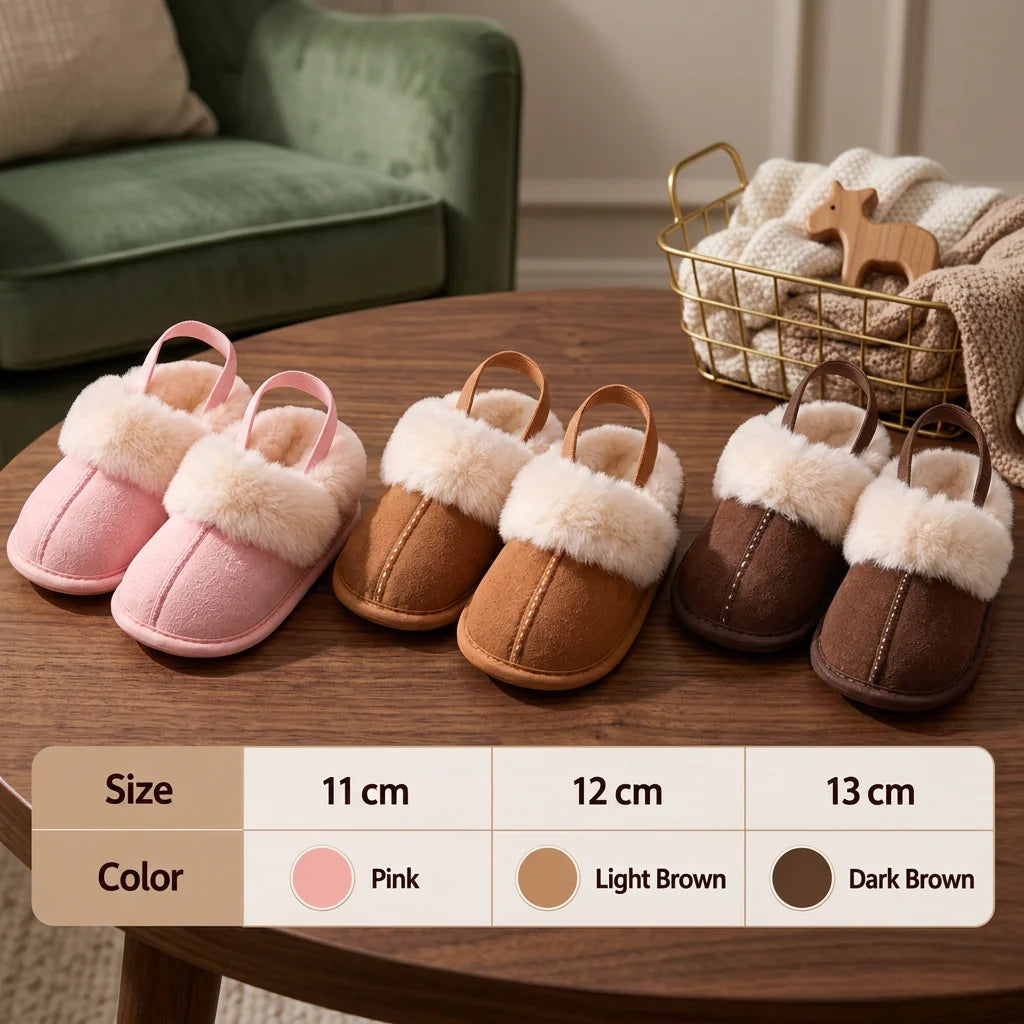 Fluffy Baby & Toddler Slippers