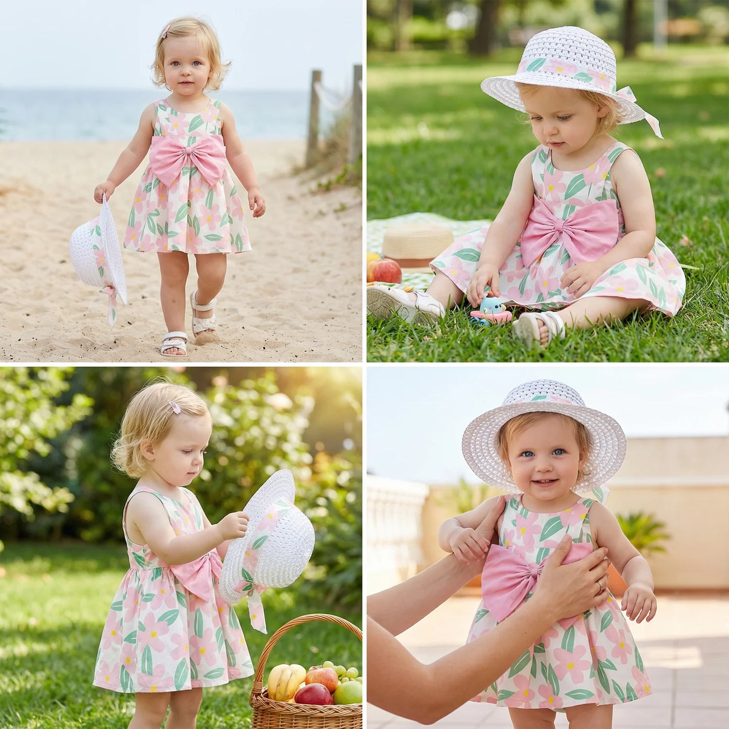 SunnyBloom Dress Set