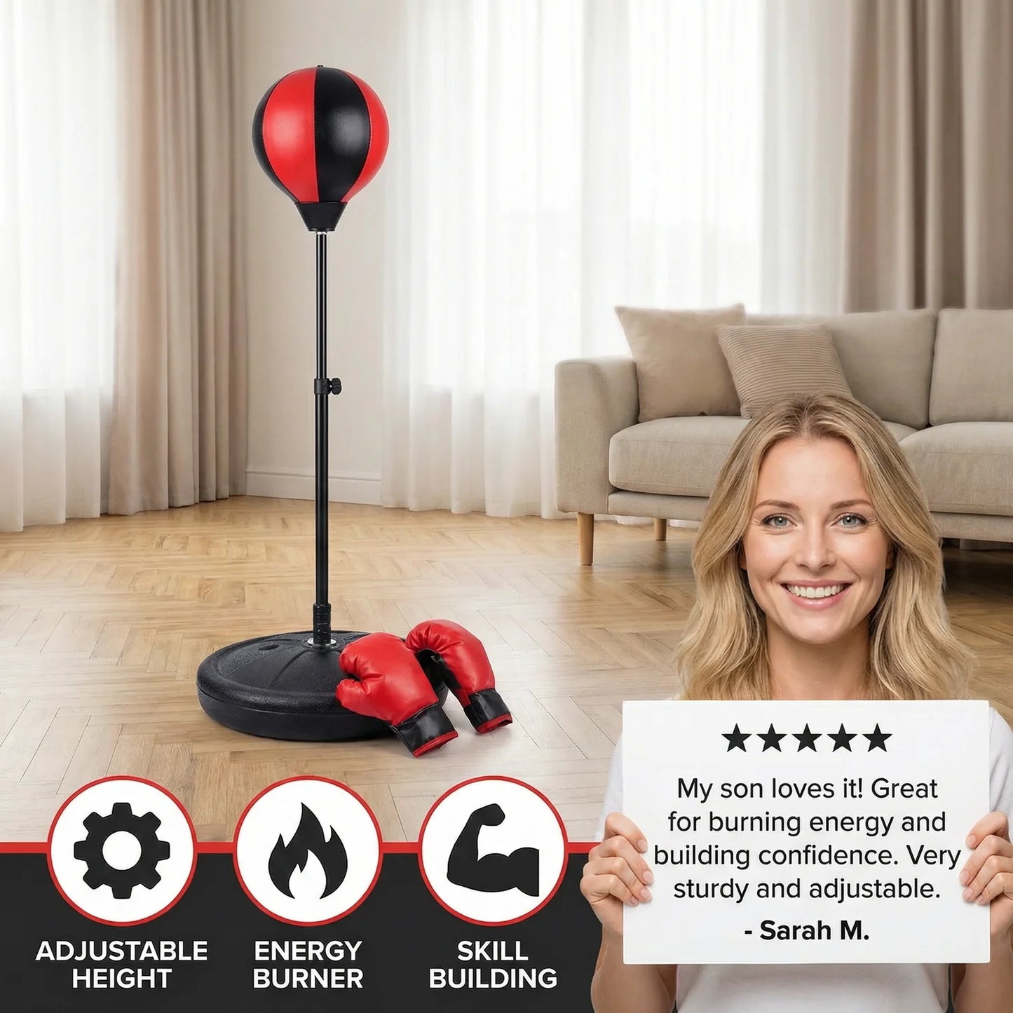 PowerPunch Kids Boxing Training Set