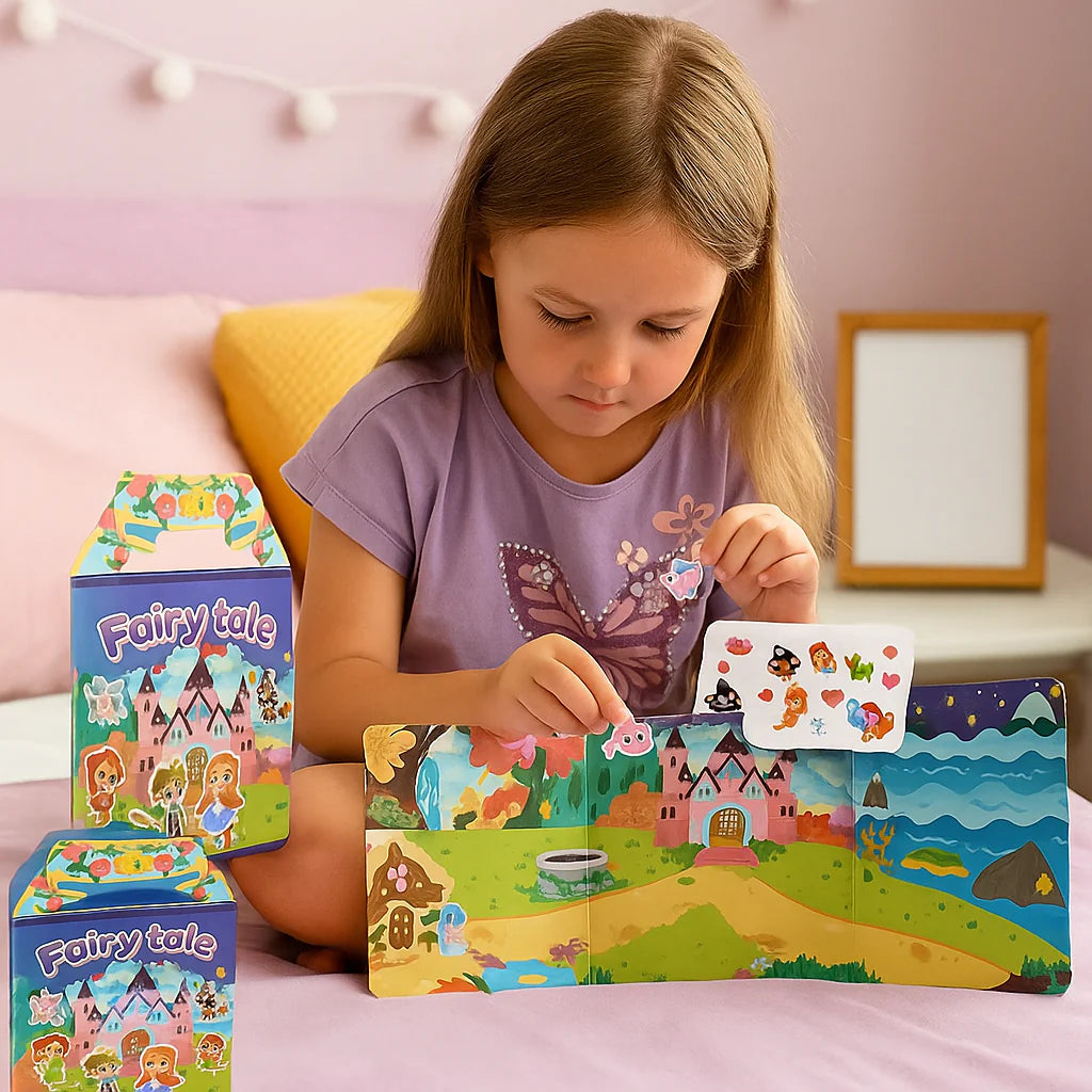 Reusable Montessori Sticker Books