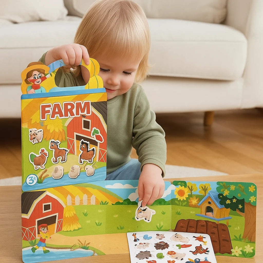 Reusable Montessori Sticker Books