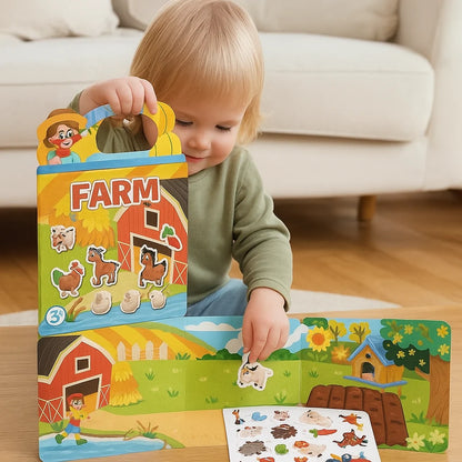 Reusable Montessori Sticker Books