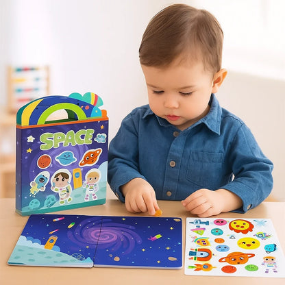 Reusable Montessori Sticker Books