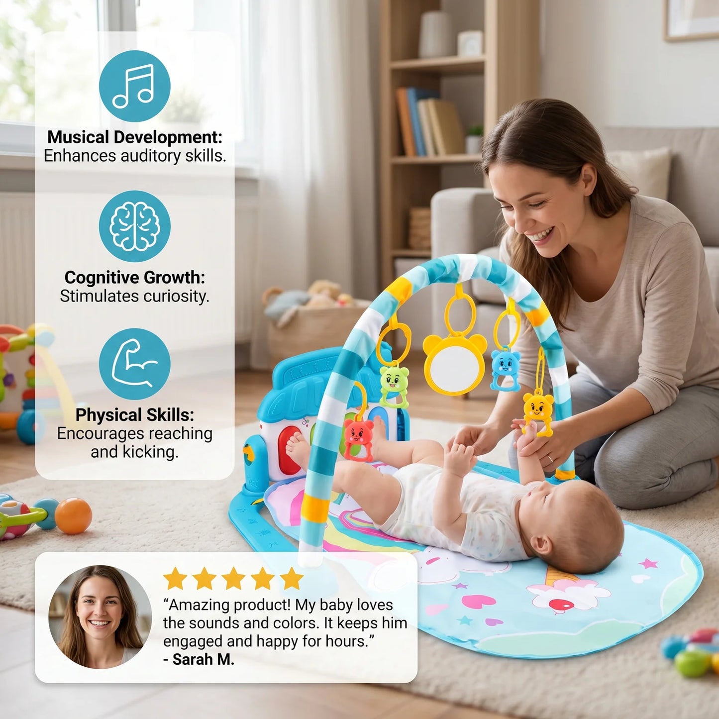Baby Piano Play Mat