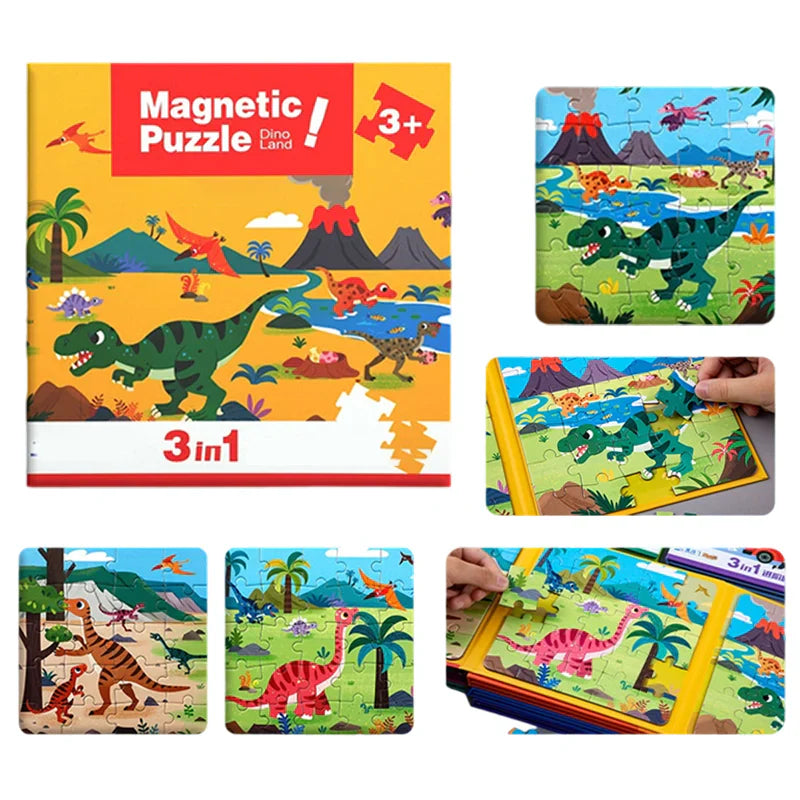 Magnetic Montessori Puzzle Book