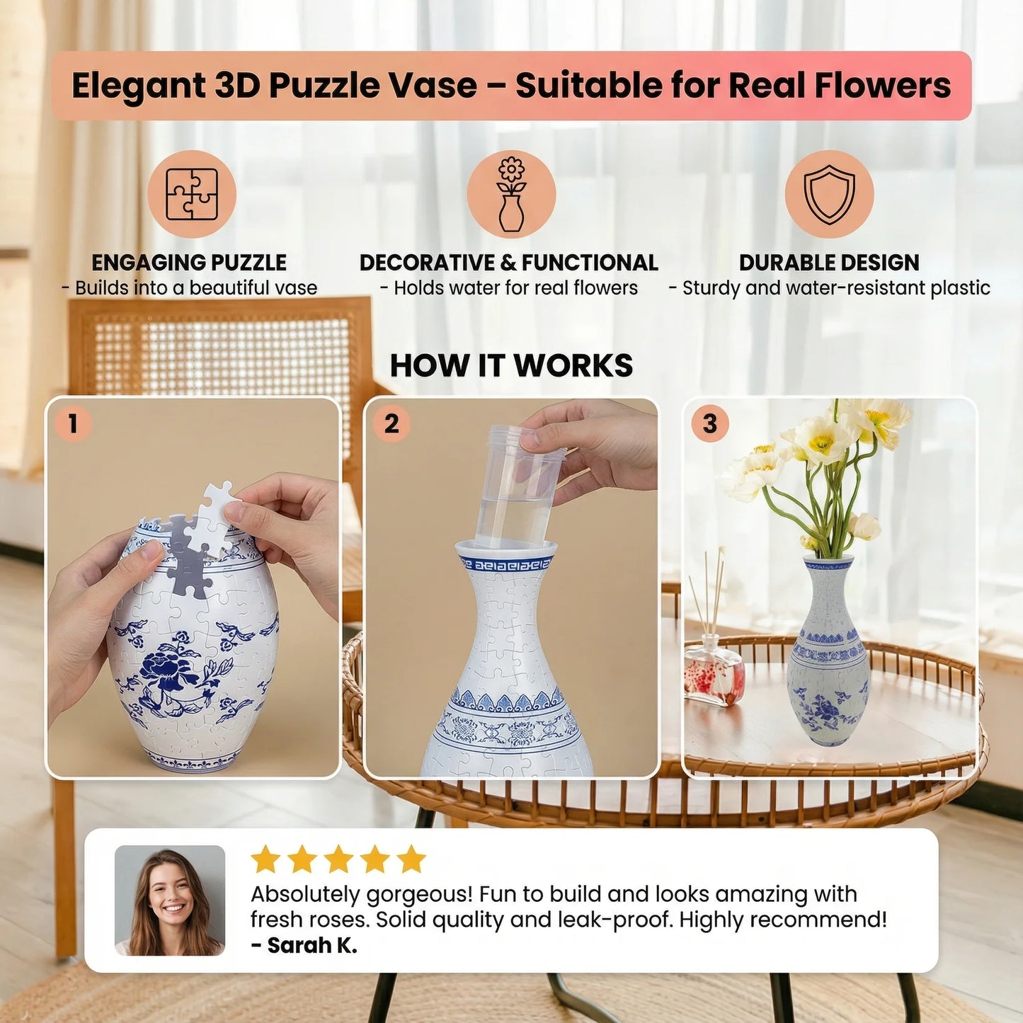 Artisan-Curve 3D-Vase